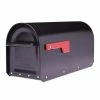Architectural Mailboxes Sequoia Black, Large, Steel, Heavy Duty Post Mount Mailbox -GlideRite Sales Store blacks architectural mailboxes post mount mailboxes 5560b r 10 64 1000
