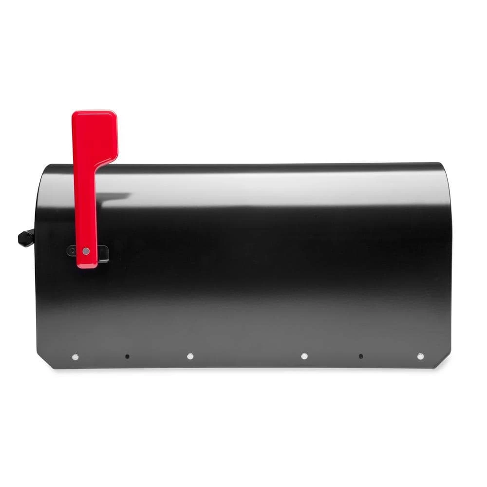 Architectural Mailboxes Sequoia Black, Large, Steel, Heavy Duty Post Mount Mailbox 9 Architectural Mailboxes Sequoia Black, Large, Steel, Heavy Duty Post Mount Mailbox - Image 7