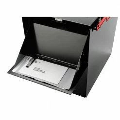 Architectural Mailboxes Oasis Classic Black, Extra Large, Steel, Locking, Post Mount Parcel Mailbox with High Security Reinforced Lock -GlideRite Sales Store blacks architectural mailboxes post mount mailboxes 6200b 10 76 1000