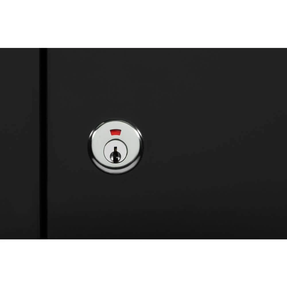 Architectural Mailboxes Saratoga Black, Medium, Steel, Locking Wall Mount Mailbox 7 Architectural Mailboxes Saratoga Black, Medium, Steel, Locking Wall Mount Mailbox - Image 5