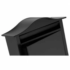 Architectural Mailboxes Saratoga Black, Medium, Steel, Locking Wall Mount Mailbox 22 Architectural Mailboxes Saratoga Black, Medium, Steel, Locking Wall Mount Mailbox -GlideRite Sales Store blacks architectural mailboxes wall mount mailboxes 2550b 10 77 1000