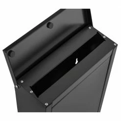 Architectural Mailboxes Chelsea Black, Small, Steel, Locking, Wall Mount Mailbox -GlideRite Sales Store blacks architectural mailboxes wall mount mailboxes 2580b 10 40 1000