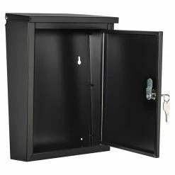 Architectural Mailboxes Chelsea Black, Small, Steel, Locking, Wall Mount Mailbox -GlideRite Sales Store blacks architectural mailboxes wall mount mailboxes 2580b 10 77 1000