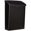 Architectural Mailboxes Marina Black Small Steel Wall Mount Mailbox 2 Architectural Mailboxes Marina Black Small Steel Wall Mount Mailbox -GlideRite Sales Store blacks architectural mailboxes wall mount mailboxes 2681b 64 1000