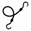 The Perfect Bungee 18 in. Polyurethane Bungee Cord with Molded Nylon Hooks in Black -GlideRite Sales Store blacks the perfect bungee bungee cords pc18bk 64 1000