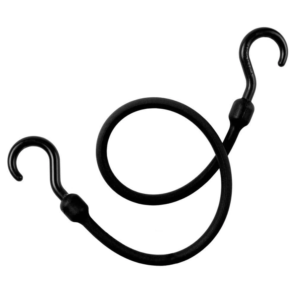 The Perfect Bungee 24 in. Polyurethane Bungee Cord with Molded Nylon Hooks in Black 3 The Perfect Bungee 24 in. Polyurethane Bungee Cord with Molded Nylon Hooks in Black