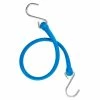 The Perfect Bungee 19 in. Polyurethane Bungee Strap with Galvanized S-Hooks (Overall Length: 24 in.) in Blue -GlideRite Sales Store blues the perfect bungee bungee cords b24bl 64 1000