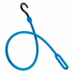 The Perfect Bungee 30 in. Polyurethane Loop End Bungee Cord with Molded Nylon Hook in Blue