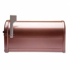 Architectural Mailboxes Hillsborough Copper, Large, Steel, Post Mount Mailbox with Silver Flag 16 Architectural Mailboxes Hillsborough Copper, Large, Steel, Post Mount Mailbox with Silver Flag -GlideRite Sales Store browns tans architectural mailboxes post mount mailboxes 5593c cg 10 fa 1000