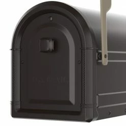 Architectural Mailboxes Roxbury Rubbed Bronze, Large, Steel, Post Mount Mailbox with Premium Cast Aluminum Knob and Champagne Flag -GlideRite Sales Store browns tans architectural mailboxes post mount mailboxes 7900 5rz cg 10 66 1000