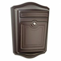 Architectural Mailboxes Maison Rubbed Bronze, Medium, Aluminum, Locking, Wall Mount Mailbox