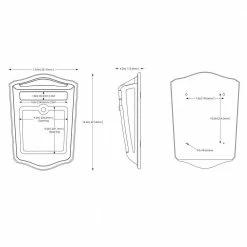 Architectural Mailboxes Maison Rubbed Bronze, Medium, Aluminum, Locking, Wall Mount Mailbox -GlideRite Sales Store browns tans architectural mailboxes wall mount mailboxes 2540rz 10 d4 1000