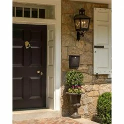 Architectural Mailboxes Bordeaux Rubbed Bronze, Medium, Steel, Locking, Wall Mount Mailbox -GlideRite Sales Store browns tans architectural mailboxes wall mount mailboxes 2697rz 10 31 1000