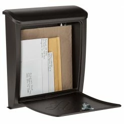 Architectural Mailboxes Bordeaux Rubbed Bronze, Medium, Steel, Locking, Wall Mount Mailbox -GlideRite Sales Store browns tans architectural mailboxes wall mount mailboxes 2697rz 10 fa 1000