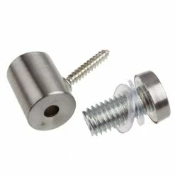 GlideRite 5/8 in. Dia x 3/4 in. L Stainless Steel Standoffs for Signs (4-Pack) -GlideRite Sales Store gliderite address plaques 2024 bss 4 4f 1000