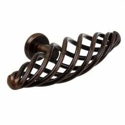 GlideRite 4 in. Dia Rustic Bronze Over-sized Oval Twisted Birdcage Cabinet Drawer Knobs (10-Pack) -GlideRite Sales Store gliderite cabinet knobs 3045 100 orb 10 4f 1000
