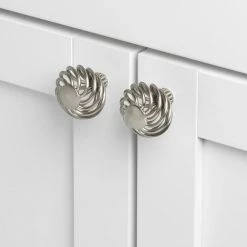 GlideRite 1-1/2 in. Dia Satin Nickel Round Birdcage Cabinet Knobs (10-Pack) -GlideRite Sales Store gliderite cabinet knobs 3072 sn 10 4f 1000