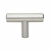 GlideRite 2 in. Solid Steel, Stainless Steel Finish T-Bar Handle Knobs (10-Pack) 1 GlideRite 2 in. Solid Steel, Stainless Steel Finish T-Bar Handle Knobs (10-Pack) -GlideRite Sales Store gliderite cabinet knobs 5002 t ss 10 64 1000