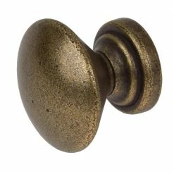GlideRite 1 in. Dia Antique Brass Round Convex Cabinet Knob (10-Pack) -GlideRite Sales Store gliderite cabinet knobs 5264 ab 10 4f 1000