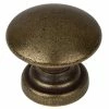 GlideRite 1 in. Dia Antique Brass Round Convex Cabinet Knob (10-Pack) 1 GlideRite 1 in. Dia Antique Brass Round Convex Cabinet Knob (10-Pack) -GlideRite Sales Store gliderite cabinet knobs 5264 ab 10 64 1000