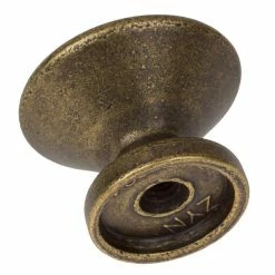GlideRite 1 in. Dia Antique Brass Round Convex Cabinet Knob (10-Pack) -GlideRite Sales Store gliderite cabinet knobs 5264 ab 10 c3 1000