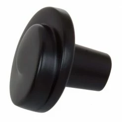 GlideRite 1-1/8 in. Dia Matte Black Classic Wave Cabinet Knob (10-Pack) -GlideRite Sales Store gliderite cabinet knobs 5414 mb 10 c3 1000