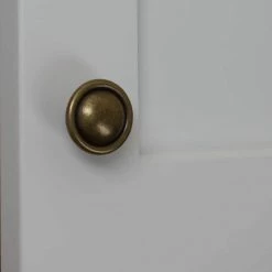 GlideRite 1-1/8 in. Dia Antique Brass Round Ring Cabinet Knob (10-Pack) -GlideRite Sales Store gliderite cabinet knobs 5583 ab 10 44 1000