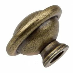 GlideRite 1-1/8 in. Dia Antique Brass Round Ring Cabinet Knob (10-Pack) -GlideRite Sales Store gliderite cabinet knobs 5583 ab 10 4f 1000