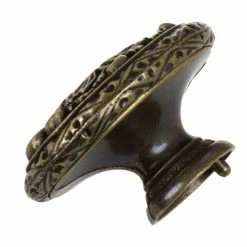 GlideRite 2 in. Dia Antique Brass Old World Ornate Oval Cabinet Knob (10-Pack) -GlideRite Sales Store gliderite cabinet knobs 5710 ab 10 c3 1000