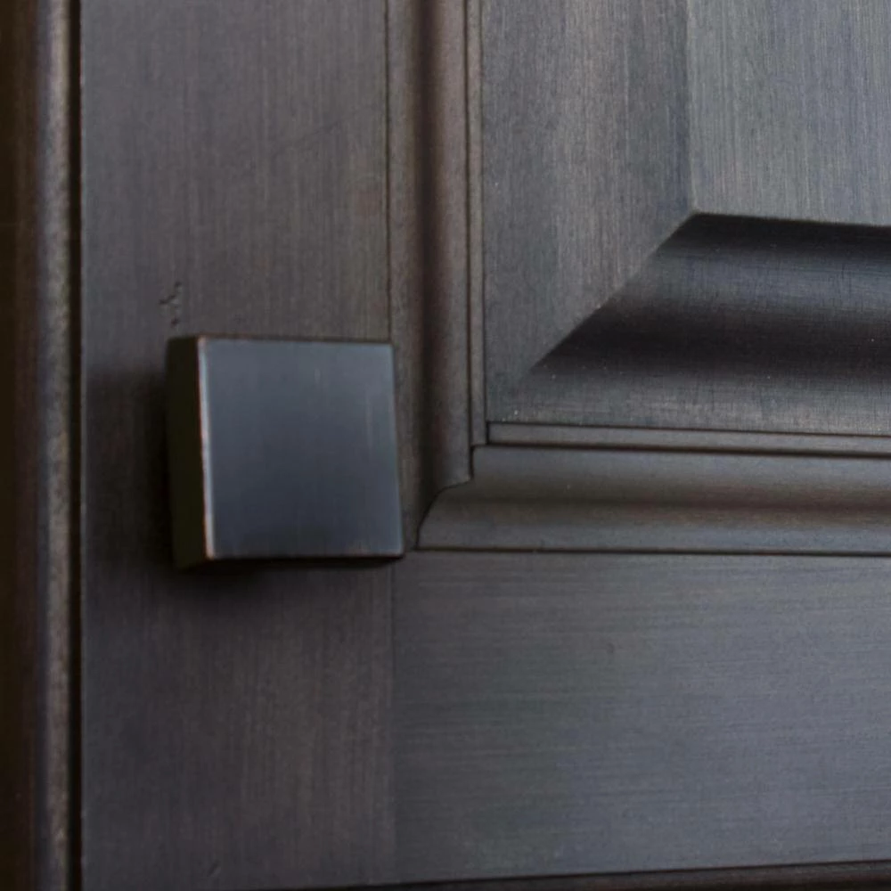 GlideRite 1-1/8 in. Oil Rubbed Bronze Modern Square Cabinet Knob (10-Pack) 7 GlideRite 1-1/8 in. Oil Rubbed Bronze Modern Square Cabinet Knob (10-Pack) - Image 5