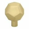 GlideRite 1-1/2 in. Satin Gold Solid Faceted Cabinet Drawer Knobs (10-Pack) -GlideRite Sales Store gliderite cabinet knobs 5826 sg 10 64 1000