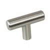 GlideRite 2-3/8 in. Thick Solid Stainless Steel Finish T-Bar Knobs -GlideRite Sales Store gliderite cabinet knobs 7002 t ss 10 64 1000