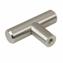 GlideRite 2-3/8 in. Thick Solid Stainless Steel Finish T-Bar Knobs -GlideRite Sales Store gliderite cabinet knobs 7002 t ss 10 c3 1000