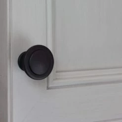 GlideRite 1-1/4 in. Dia Oil Rubbed Bronze Classic Round Ring Cabinet Knobs (10-Pack) 10 GlideRite 1-1/4 in. Dia Oil Rubbed Bronze Classic Round Ring Cabinet Knobs (10-Pack) -GlideRite Sales Store gliderite cabinet knobs 80960 orb 10 40 1000