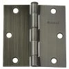 GlideRite 3-1/2 in. Steel Antique Brass Steel Door Hinges Square Radius with Screws (12-Pack) -GlideRite Sales Store gliderite door hinges 3500 ab 12 64 1000