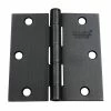 GlideRite 3-1/2 in. Oil Rubbed Bronze Steel Door Hinges Square Radius with Screws (12-Pack) -GlideRite Sales Store gliderite door hinges 3500 orb 12 64 1000