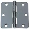 GlideRite 3-1/2 in. Polished Chrome Steel Door Hinge 1/4 in. Corner Radius with Screws (12-Pack) -GlideRite Sales Store gliderite door hinges 3514 pc 12 64 1000