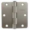 GlideRite 3-1/2 in. Satin Nickel Steel Door Hinge 1/4 in. Corner Radius with Screws (12-Pack) 2 GlideRite 3-1/2 in. Satin Nickel Steel Door Hinge 1/4 in. Corner Radius with Screws (12-Pack) -GlideRite Sales Store gliderite door hinges 3514 sn 12 64 1000