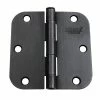 GlideRite 3-1/2 in. Oil Rubbed Bronze Steel Door Hinge 5/8 in. Corner Radius with Screws (12-Pack) -GlideRite Sales Store gliderite door hinges 3558 orb 12 64 1000