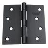 GlideRite 4 in. Oil Rubbed Bronze Steel Door Hinge Square Corners with Screws (12-Pack) -GlideRite Sales Store gliderite door hinges 4000 orb 12 64 1000