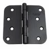 GlideRite 4 in. Oil Rubbed Bronze Steel Ball-Bearing Door Hinge 5/8 in. Corner Radius with Screws (12-Pack) -GlideRite Sales Store gliderite door hinges 4058 2bb orb 12 64 1000