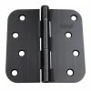 GlideRite 4 in. Oil Rubbed Bronze Steel Door Hinge 5/8 in. Corner Radius with Screws (12-Pack) -GlideRite Sales Store gliderite door hinges 4058 orb 12 64 1000