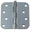 GlideRite 4 in. Polished Chrome Steel Door Hinge 5/8 in. Corner Radius with Screws (12-Pack) -GlideRite Sales Store gliderite door hinges 4058 pc 12 64 1000