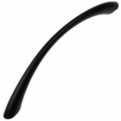 GlideRite 5 in. Matte Black Large Loop Cabinet Pulls (10-Pack)