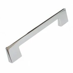 GlideRite 5 in. Center-to-Center Thin Rail Polished Chrome Cabinet Handle Bar Pull (10-Pack)