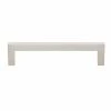 GlideRite 5 in. Center-to-Center Solid Square Slim Satin Nickel Cabinet Bar Pull (10-Pack) -GlideRite Sales Store gliderite drawer pulls 21683 128 sn 10 64 1000