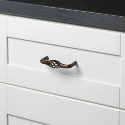 GlideRite 3 in. Center-to-Center Rustic Bronze Birdcage Cabinet Pull (10-Pack) -GlideRite Sales Store gliderite drawer pulls 3021 orb 10 4f 1000