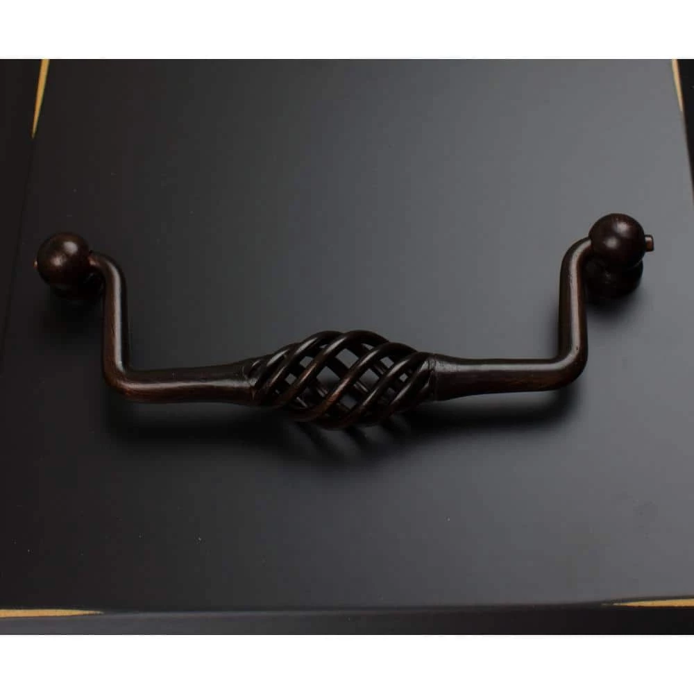 GlideRite 5 in. Center-to-Center Rustic Bronze Birdcage Dresser Drawer Swing Bail Pull (10-Pack) 7 GlideRite 5 in. Center-to-Center Rustic Bronze Birdcage Dresser Drawer Swing Bail Pull (10-Pack) - Image 5