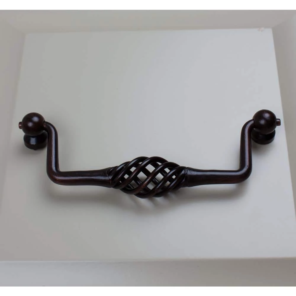 GlideRite 5 in. Center-to-Center Rustic Bronze Birdcage Dresser Drawer Swing Bail Pull (10-Pack) 6 GlideRite 5 in. Center-to-Center Rustic Bronze Birdcage Dresser Drawer Swing Bail Pull (10-Pack) - Image 4