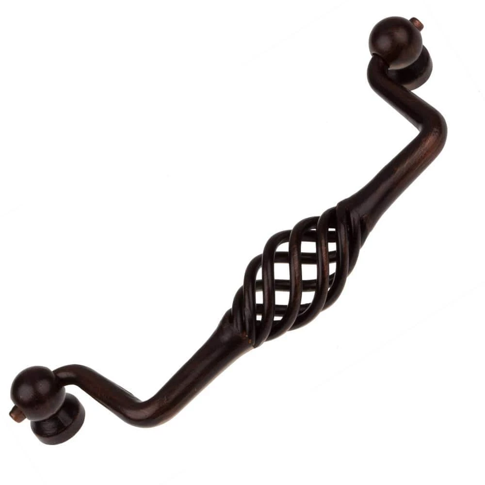 GlideRite 5 in. Center-to-Center Rustic Bronze Birdcage Dresser Drawer Swing Bail Pull (10-Pack) 3 GlideRite 5 in. Center-to-Center Rustic Bronze Birdcage Dresser Drawer Swing Bail Pull (10-Pack)
